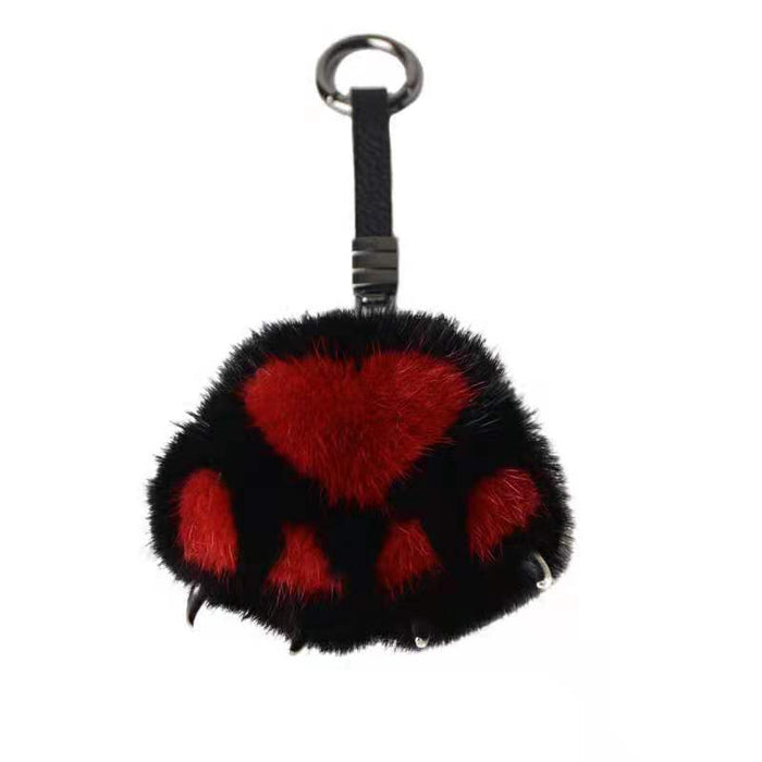 Wholesale Mink Cat's Claw Hair Ball Keychain MOQ≥2 JDC-KC-HGuan002