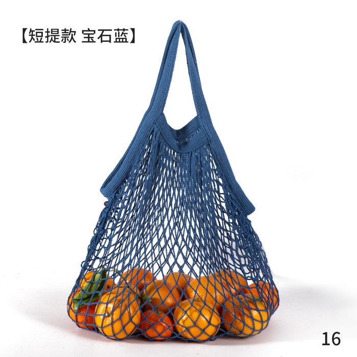 Wholesale Decoration Tote Bag Cotton Supermarket Vegetable and Fruit Net Pocket MOQ≥2 JDC-HB-ShenT001