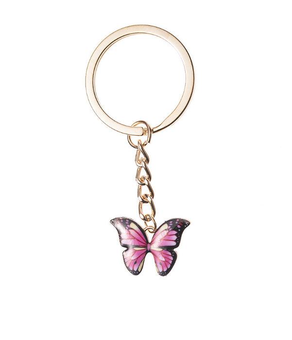 Wholesale Keychains For Backpacks Butterfly Alloy Keychain MOQ≥3 JDC-KC-HaoH002