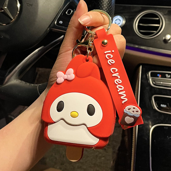 Wholesale cartoon cute coin purse keychain pendant MOQ≥2 JDC-KC-XinJY005