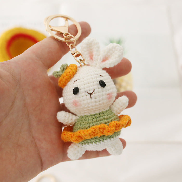 Wholesale release bag fragrant language high-quality hand-woven doll pendant MOQ≥3 JDC-KC-BDXY001