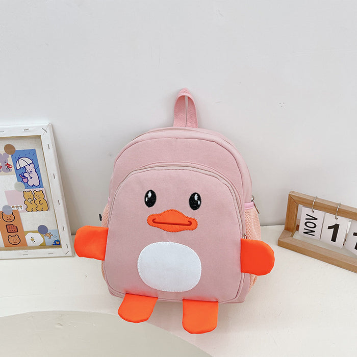 Jewelry WholesaleWholesale children's cute cute little duck Nylon Backpack bags JDC-BP-Lank003 Backpack Bags 澜咔 %variant_option1% %variant_option2% %variant_option3%  Factory Price JoyasDeChina Joyas De China