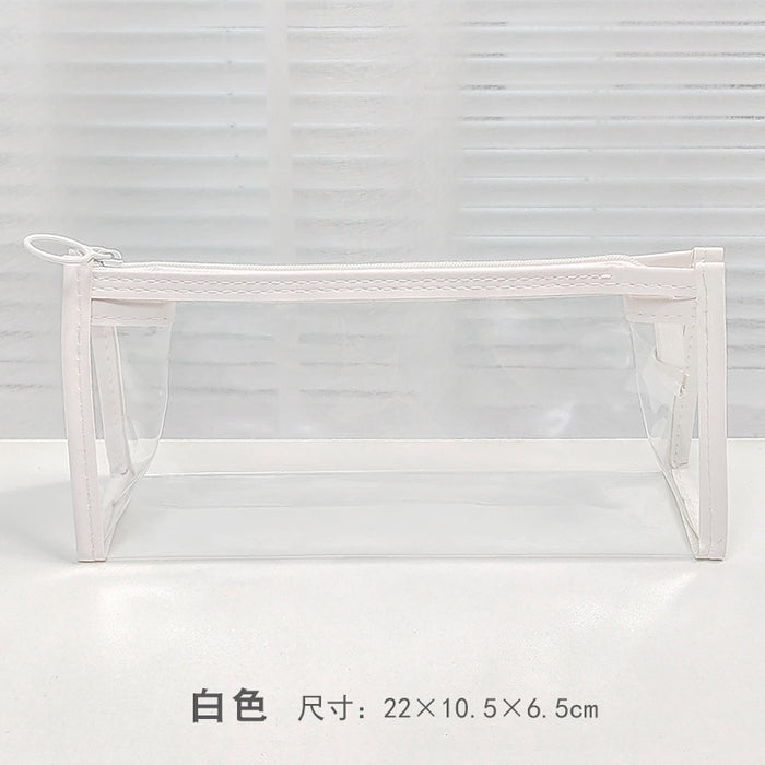 Wholesale PVC Color Transparent Pencil Case JDC-PC-dichen002