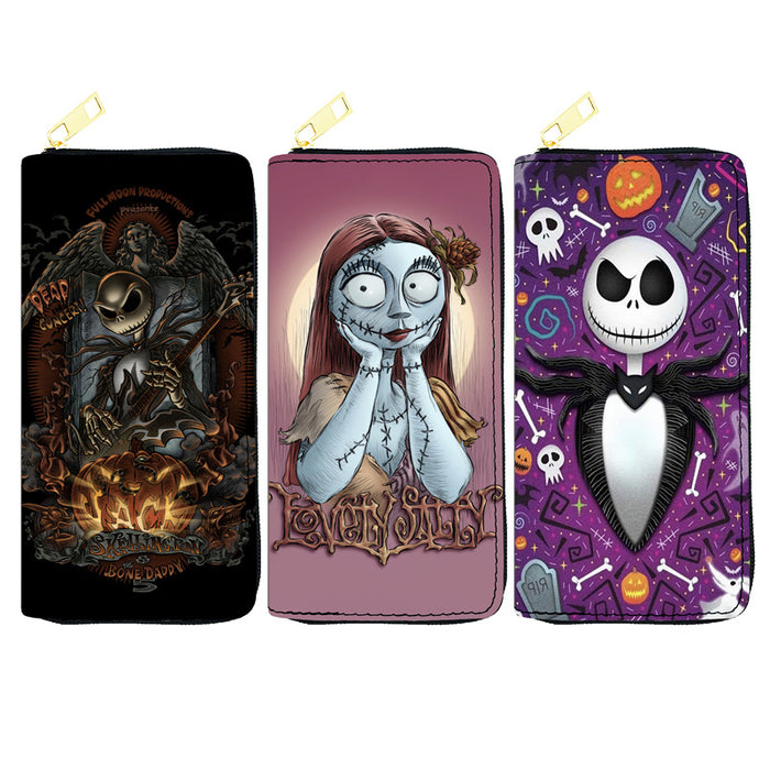 Wholesale Wallet PU Cartoon Printed Long Zipper MOQ≥5 (M) JDC-WT-Jirui006