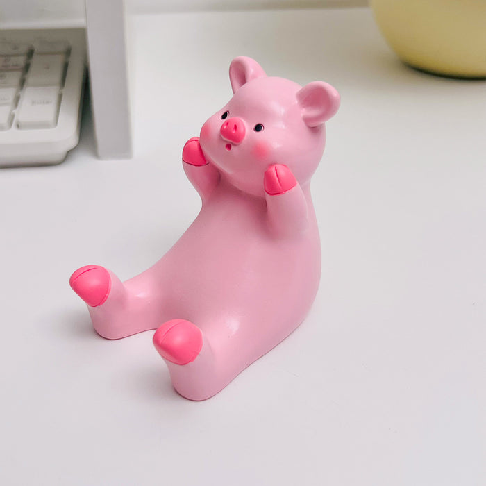 Wholesale Grips Plastic Cartoon Cute Pig Ornament MOQ≥2 JDC-PS-LouC001