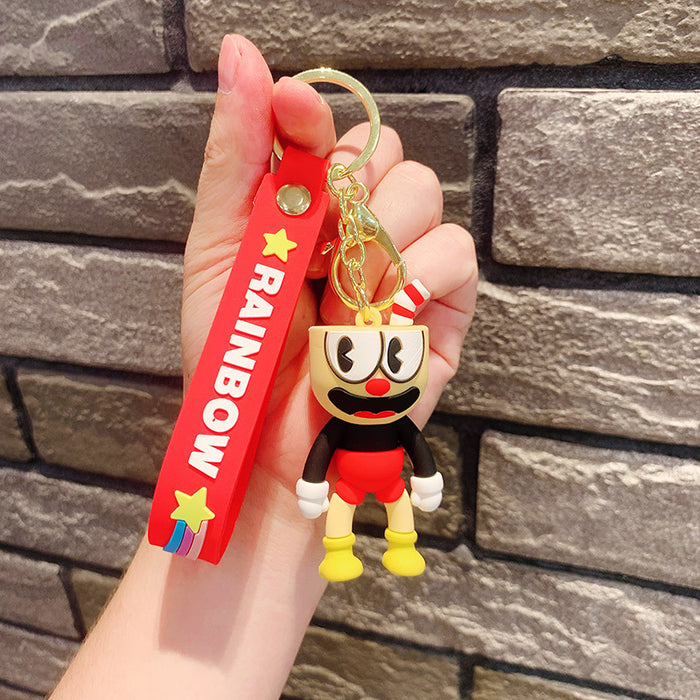 Wholesale Cartoon PVC Silicone Cute Keychain (M) JDC-KC-JCai026