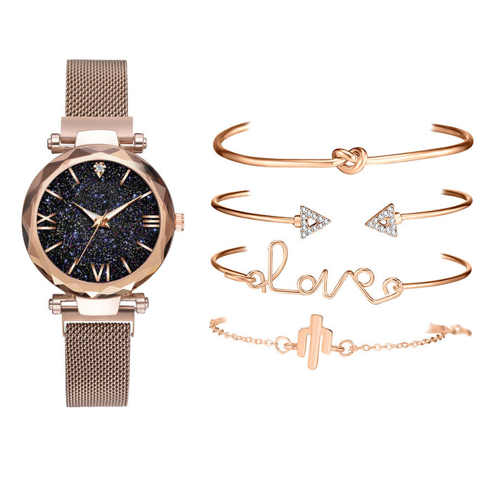 Jewelry WholesaleWholesale Alloy Quartz Ladies Watch Set JDC-WH-Qimiao006 Watch 祈妙 %variant_option1% %variant_option2% %variant_option3%  Factory Price JoyasDeChina Joyas De China