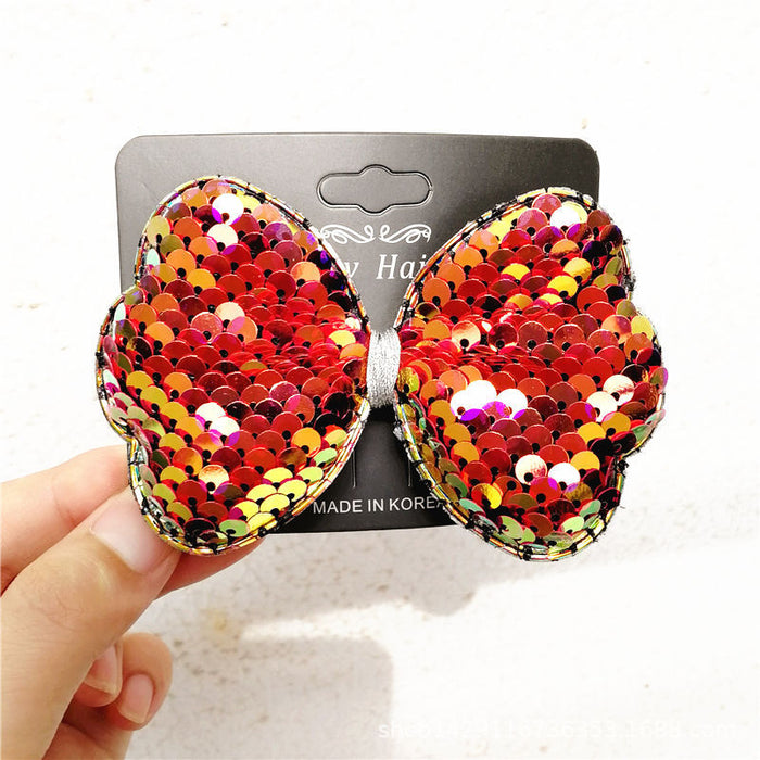 Jewelry WholesaleWholesale Kids Cute Bow Colorful Big Sequin Hair Clip JDC-HC-Manlun003 Hair Clips 漫沦 %variant_option1% %variant_option2% %variant_option3%  Factory Price JoyasDeChina Joyas De China