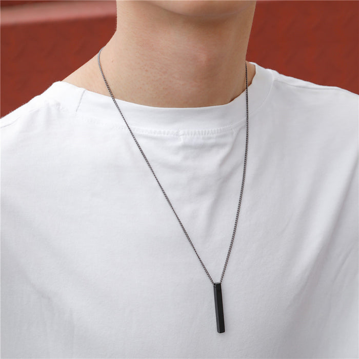 Jewelry WholesaleWholesale Titanium Steel Hip Hop Long Necklace JDC-NE-ZhuJ001 necklaces 诛积 %variant_option1% %variant_option2% %variant_option3%  Factory Price JoyasDeChina Joyas De China