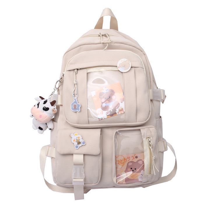 Wholesale Backpack Nylon Cute Student Bag JDC-BP-Zhibei004