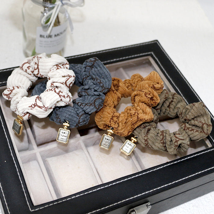 Wholesale Hair Scrunchies Cloth Classic Corduroy MOQ≥3 (F) JDC-HS-HMXS004