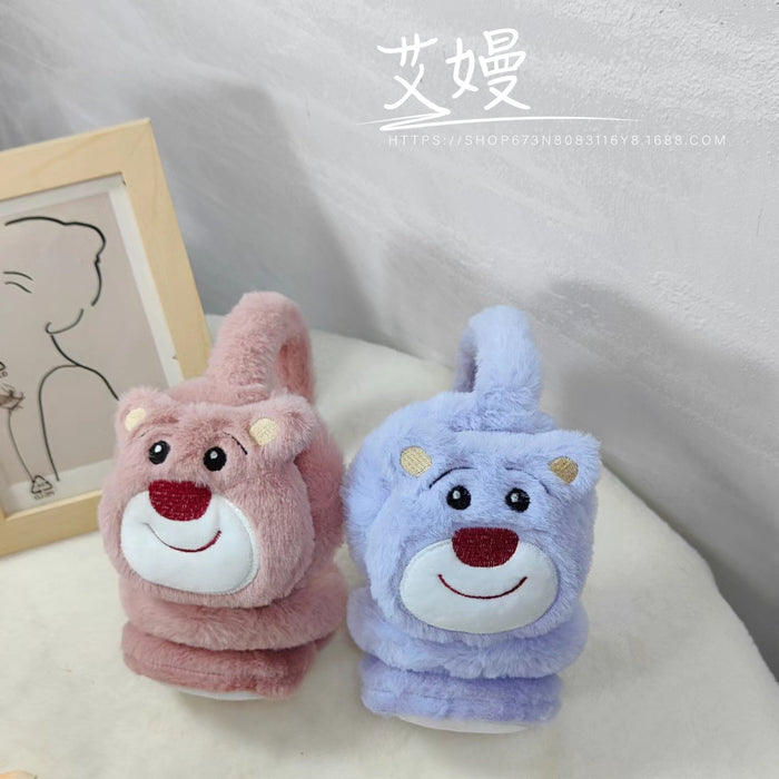 Wholesale Earmuff Plush Warm Winter Thick Cute Cartoon (M) MOQ≥3 JDC-EF-AiMan002