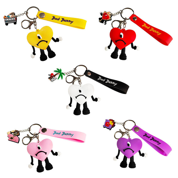 Wholesale Keychains PVC Hardware Love Cute Cartoon (M) MOQ≥5 JDC-KC-MaiQii001