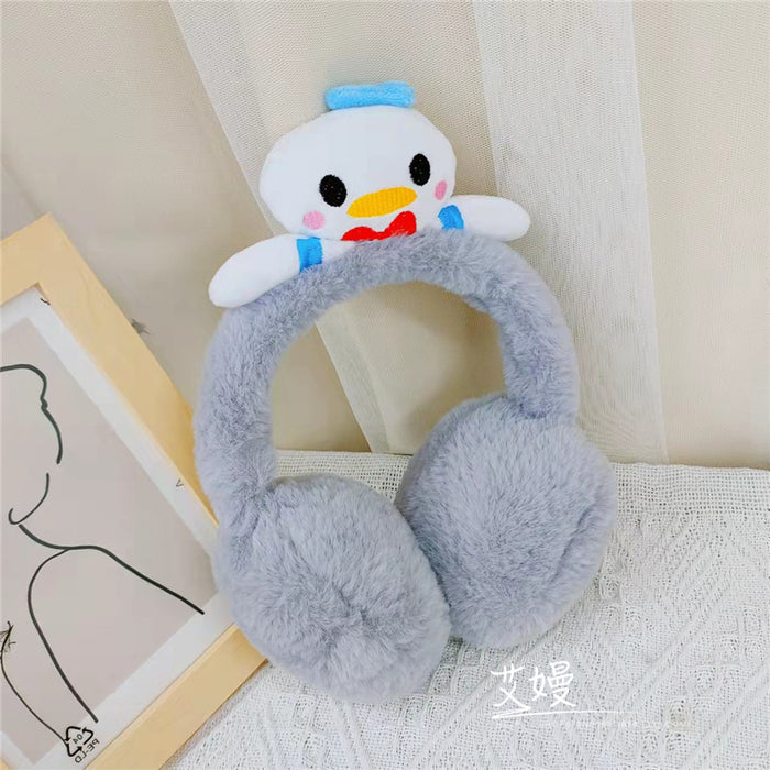 Wholesale Earmuff Plush Warm Winter Thick Cute Cartoon (M) MOQ≥3 JDC-EF-AiMan003