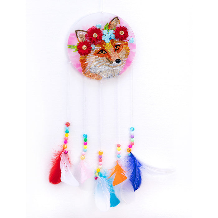 Wholesale Mandala Diamond Painting Wind Chime Christmas Crystal Cartoon Dreamcatcher MOQ≥2 JDC-DC-YouAn001