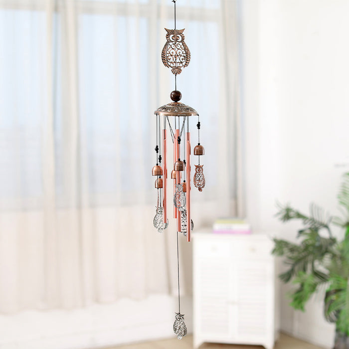 Wholesale Metal Butterfly Turtle Owl Bells Iron Wind Chimes MOQ≥4 JDC-DC-XShi001