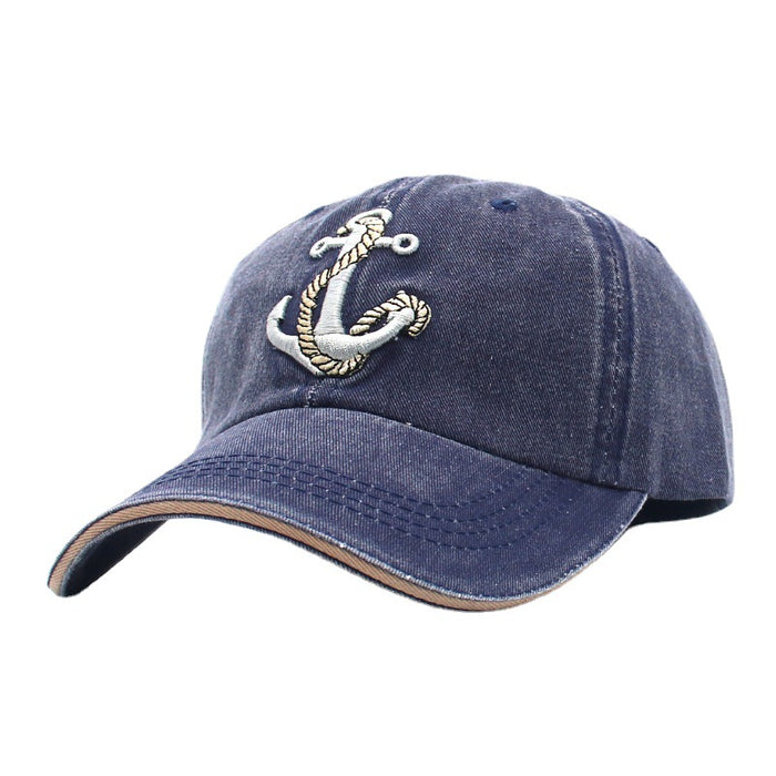 Wholesale Embroidered Cotton Denim Baseball Cap JDC-FH-HanDi007