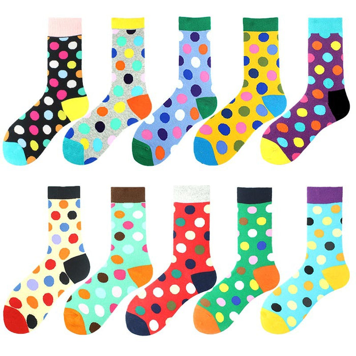 Wholesale Socks Cotton Dot Pattern Hip Hop JDC-SK-KaF066