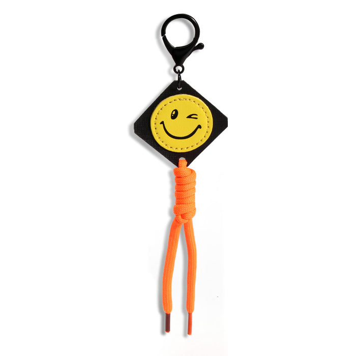 Wholesale Keychain Metal Smiley Lanyard MOQ≥2 JDC-KC-XiangH013