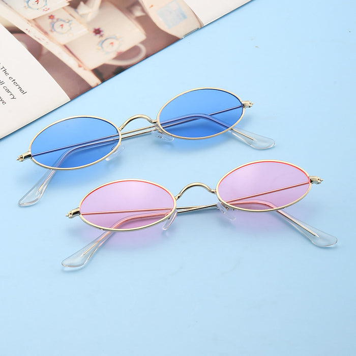 Wholesale Sunglasses Metal Frame PC Lenses MOQ≥2 JDC-SG-GuJ004