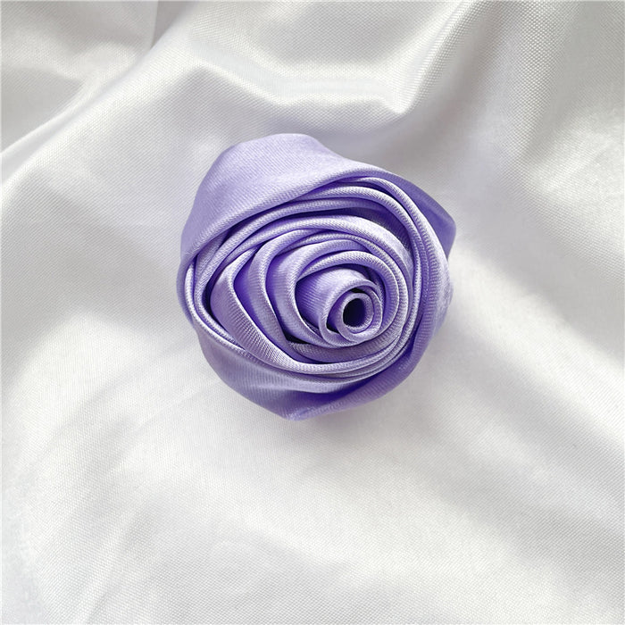 Wholesale Grip Satin Fabric Rose Retractable Folding Airbag Holder JDC-PS-KaiXin004