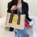 Jewelry WholesaleWholesale Plush Smiley Canvas Tote Bag JDC-HB-Wanan002 Handbags 湾岸 %variant_option1% %variant_option2% %variant_option3%  Factory Price JoyasDeChina Joyas De China