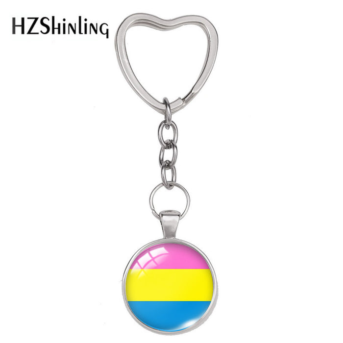 Jewelry WholesaleWholesale LGBT Rainbow Flag Pride Day Keychain JDC-KC-XiangL002 Keychains 翔联 %variant_option1% %variant_option2% %variant_option3%  Factory Price JoyasDeChina Joyas De China