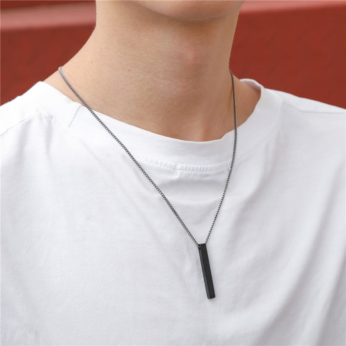 Jewelry WholesaleWholesale Titanium Steel Hip Hop Long Necklace JDC-NE-ZhuJ001 necklaces 诛积 %variant_option1% %variant_option2% %variant_option3%  Factory Price JoyasDeChina Joyas De China