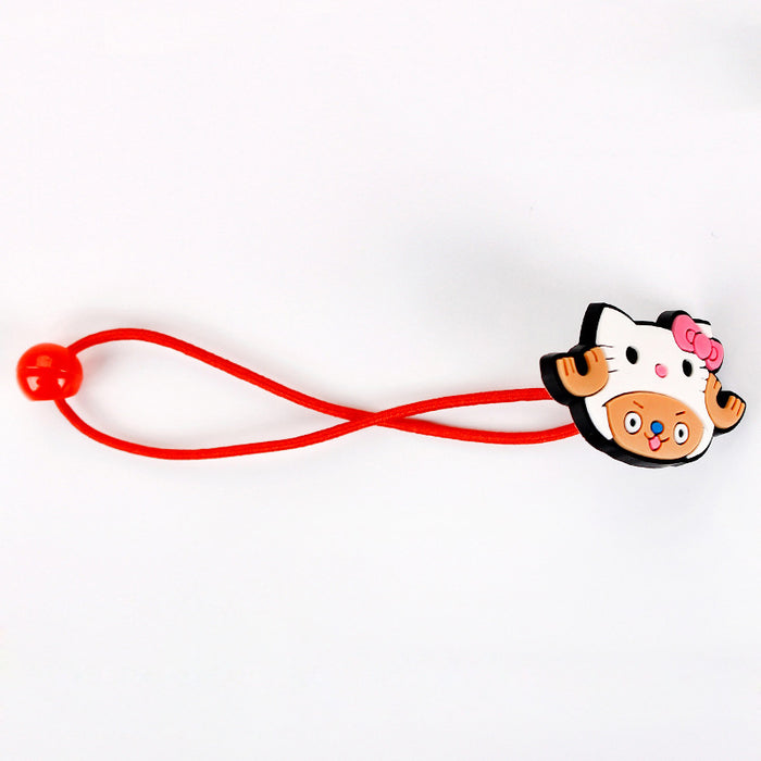 Wholesale Hair Scrunchies PVC Rubber Band Cartoon Cute Children (M) JDC-HS-ZhongJ006