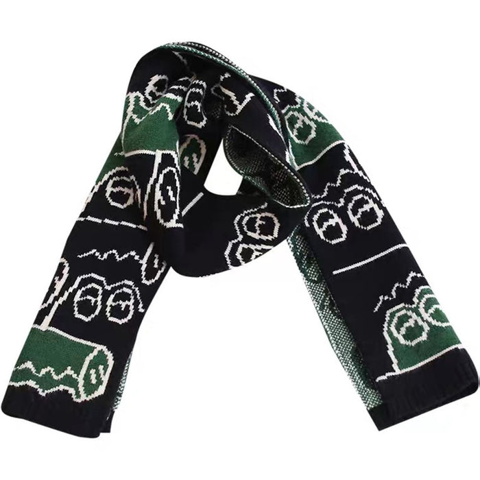 Wholesale Scarf Wool Cute Funny Bear Crocodile Knitted Scarf JDC-SF-Manyue007