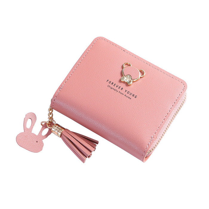 Jewelry WholesaleWholesale cute bear zipper wallet coin purse JDC-WT-BaoD004 Wallet 包东 %variant_option1% %variant_option2% %variant_option3%  Factory Price JoyasDeChina Joyas De China