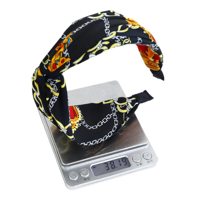 Wholesale fabric headband fashion print MOQ≥2 JDC-HD-MIs007