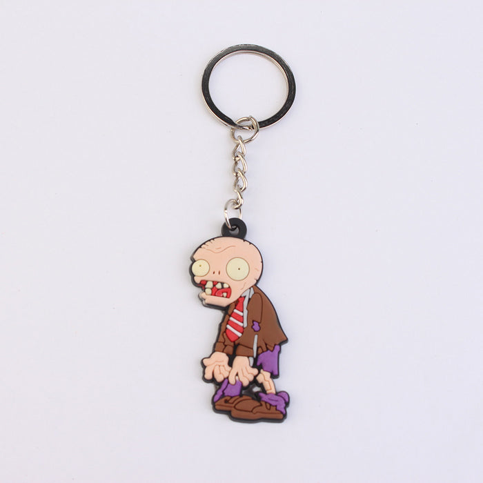 Jewelry WholesaleWholesale Cartoon Plant Zombie Keychain JDC-KC-Kaop006 Keychains 靠谱 %variant_option1% %variant_option2% %variant_option3%  Factory Price JoyasDeChina Joyas De China