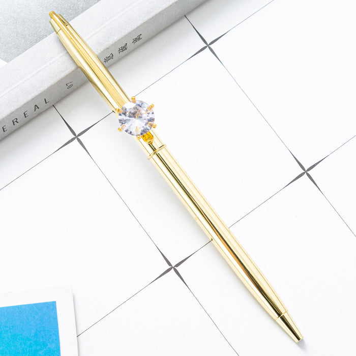 Wholesale diamond ballpoint pen cartoon creative shape pen head JDC-BP-Huah036