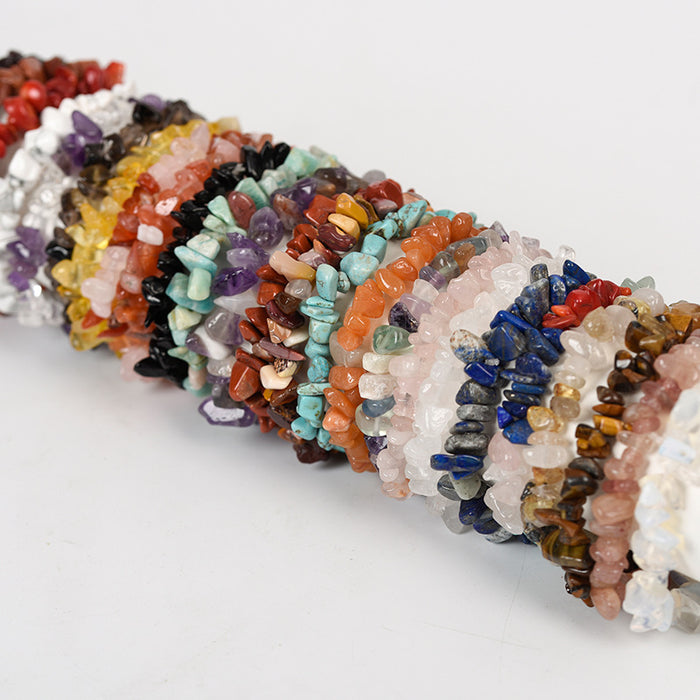 Wholesale Bracelet Natural Crystal Mixed Irregular Gravel Beaded JDC-BT-ZhiSF002