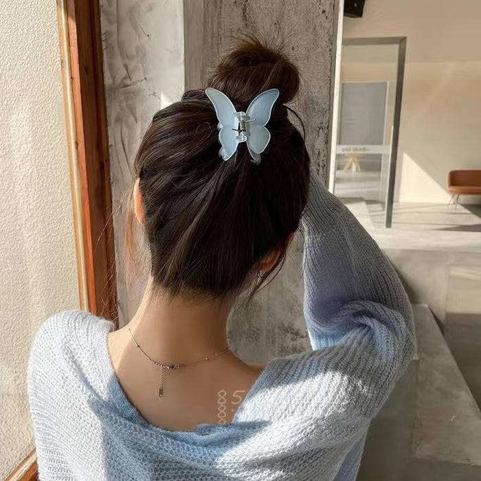 Jewelry WholesaleWholesale butterfly catch clip shark clip small headdress clip JDC-HC-BL004 Hair Clips 冰澜 %variant_option1% %variant_option2% %variant_option3%  Factory Price JoyasDeChina Joyas De China