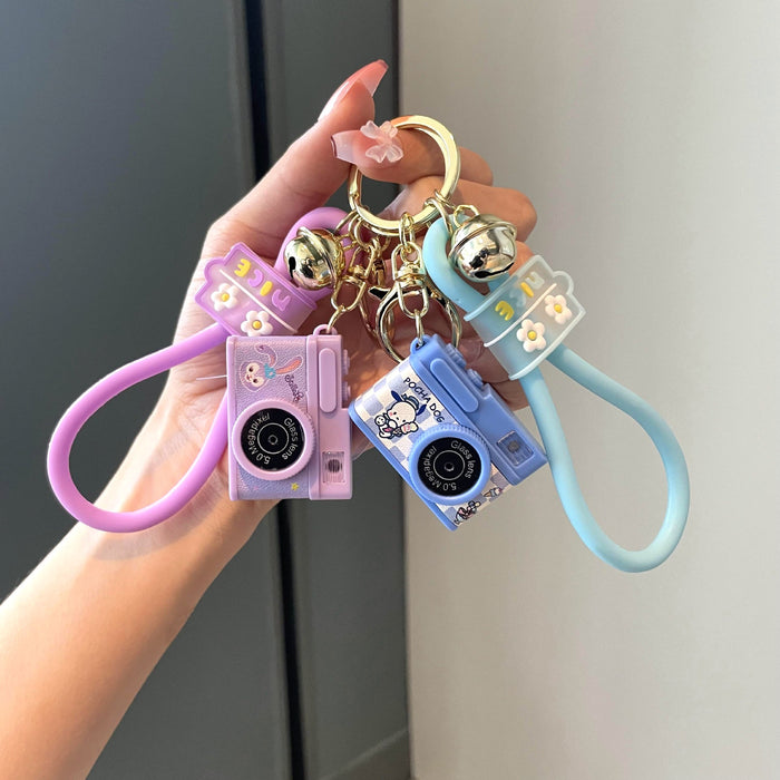 Wholesale Keychain Plastic Cute Camera Sound and Glow MOQ≥2 JDC-KC-GHui025