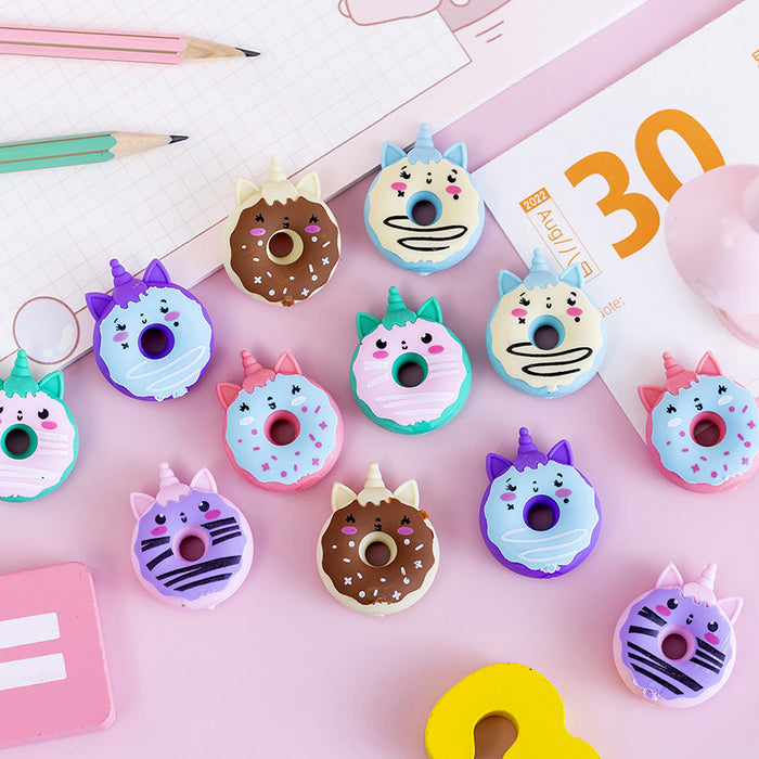 Jewelry WholesaleWholesale Cartoon Donut Eraser JDC-ERA-XFeng002 Eraser 旭凤 %variant_option1% %variant_option2% %variant_option3%  Factory Price JoyasDeChina Joyas De China