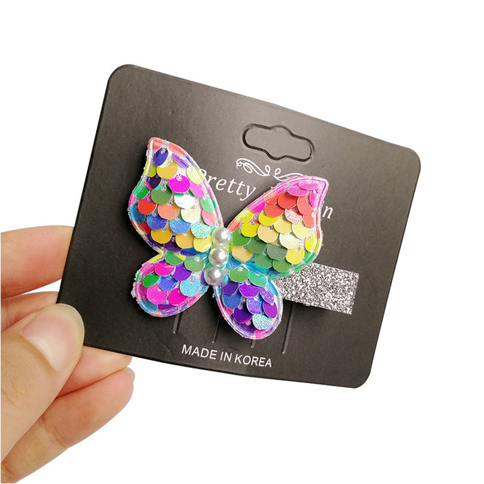 Jewelry WholesaleWholesale Butterfly Little Girl Cute Pearl Simulation Butterfly Hair Clip JDC-HC-Manlun005 Hair Clips 漫沦 %variant_option1% %variant_option2% %variant_option3%  Factory Price JoyasDeChina Joyas De China