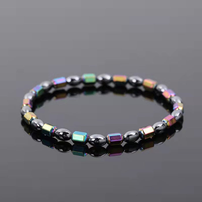 Jewelry WholesaleWholesale Hand Beaded AB Color Black Gallstone Anklet MOQ≥2 JDC-AS-YuJ001 Anklets 云锦 %variant_option1% %variant_option2% %variant_option3%  Factory Price JoyasDeChina Joyas De China