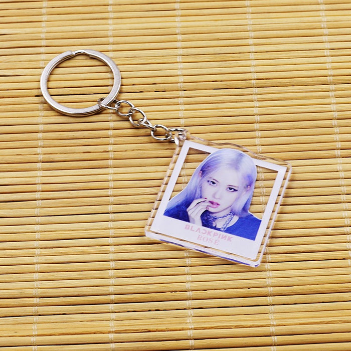 Wholesale Star Acrylic Double Sided Keychain JDC-KC-SBo005