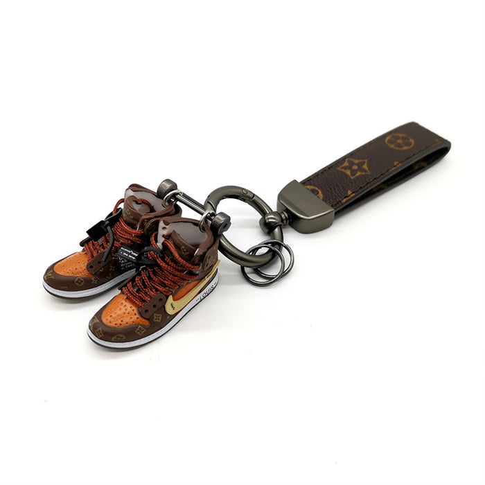 Wholesale Leather Sneakers Lanyard Keychain (F) JDC-KC-YTai004