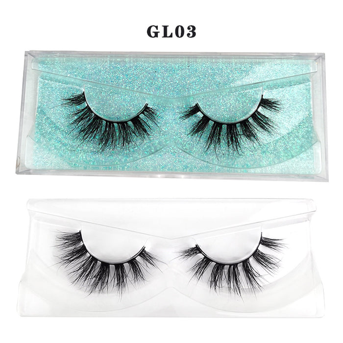 Wholesale false eyelashes 1 pair natural fresh three-dimensional multi-layer MOQ≥5 JDC-EY-XLin003