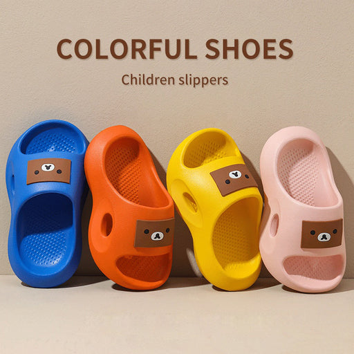 Jewelry WholesaleWholesale Kids Summer EVA Anti-Slip Bear Soft Sole Slippers JDC-SP-FenD002 Slippers 芬典 %variant_option1% %variant_option2% %variant_option3%  Factory Price JoyasDeChina Joyas De China