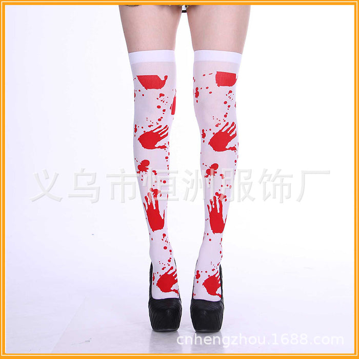 Wholesale Socks Cloth Halloween Blood Socks Zombie Socks MOQ≥2 JDC-SK-hengz001