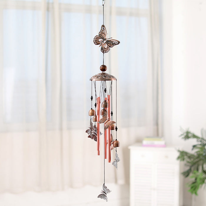 Wholesale Metal Butterfly Turtle Owl Bells Iron Wind Chimes MOQ≥4 JDC-DC-XShi001