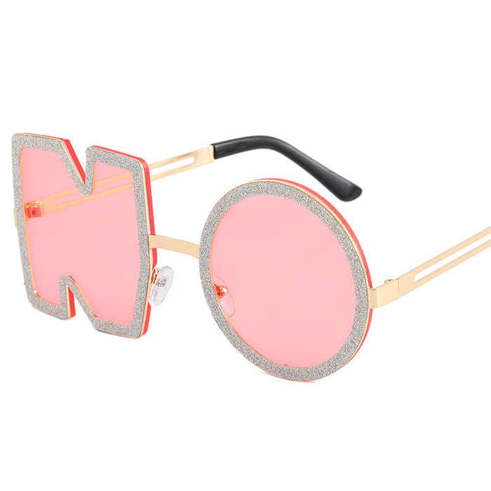 Wholesale AC Lens Letter Trend Ocean Sheet Ladies Sunglasses JDC-SG-YuH010