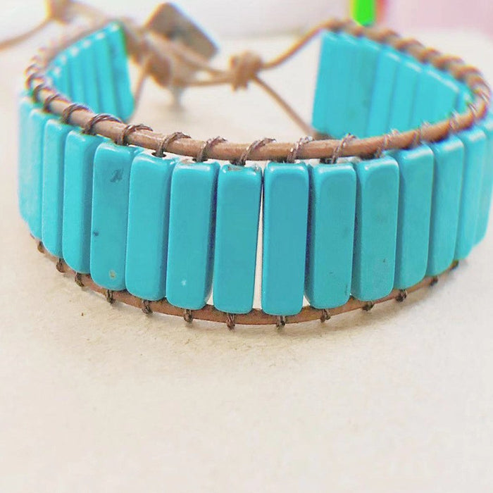 Wholesale Colored Emperor Stone Bracelet Hand Woven JDC-BT-ChenR002