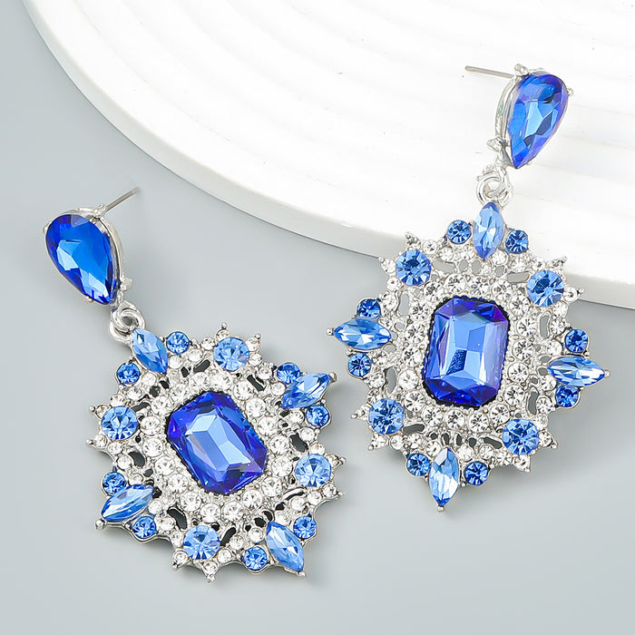 Wholesale Earrings Alloy Diamond Pendant Earrings JDC-ES-JL1045