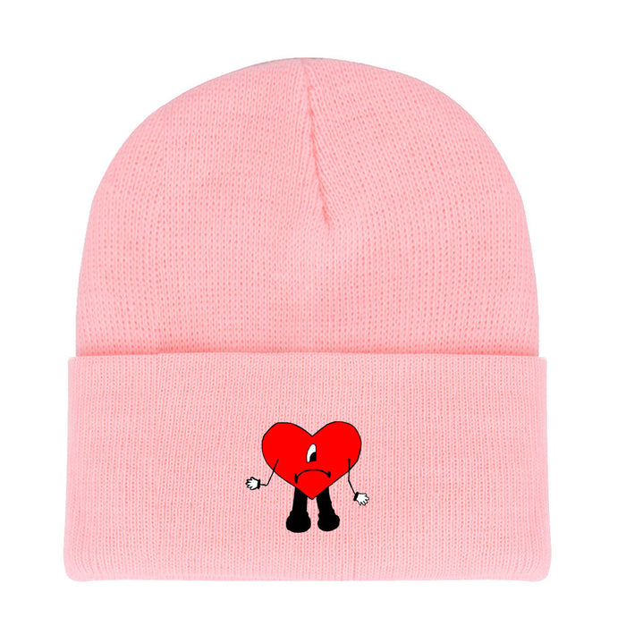 Wholesale Hat Acrylic Print Simple Knit Cap (F) JDC-FH-Tangs002